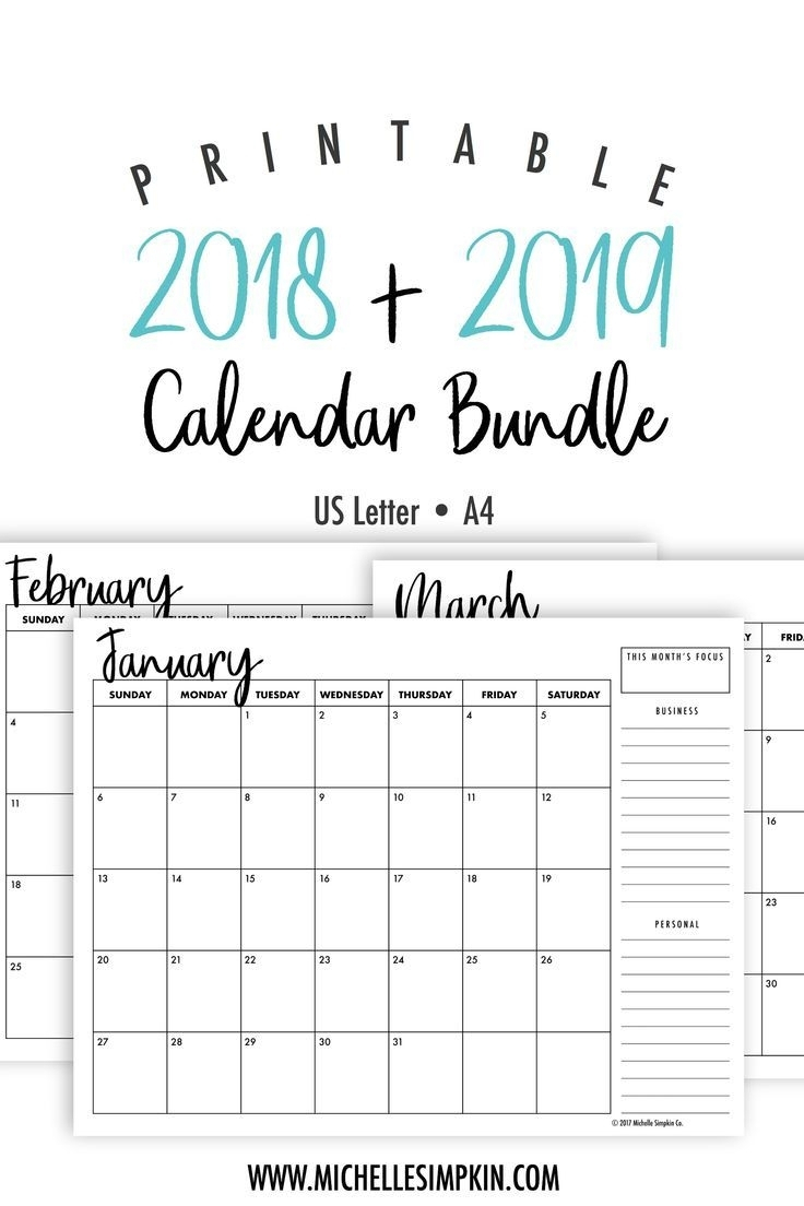 Free 2020 Printable Calendars Without Downloading