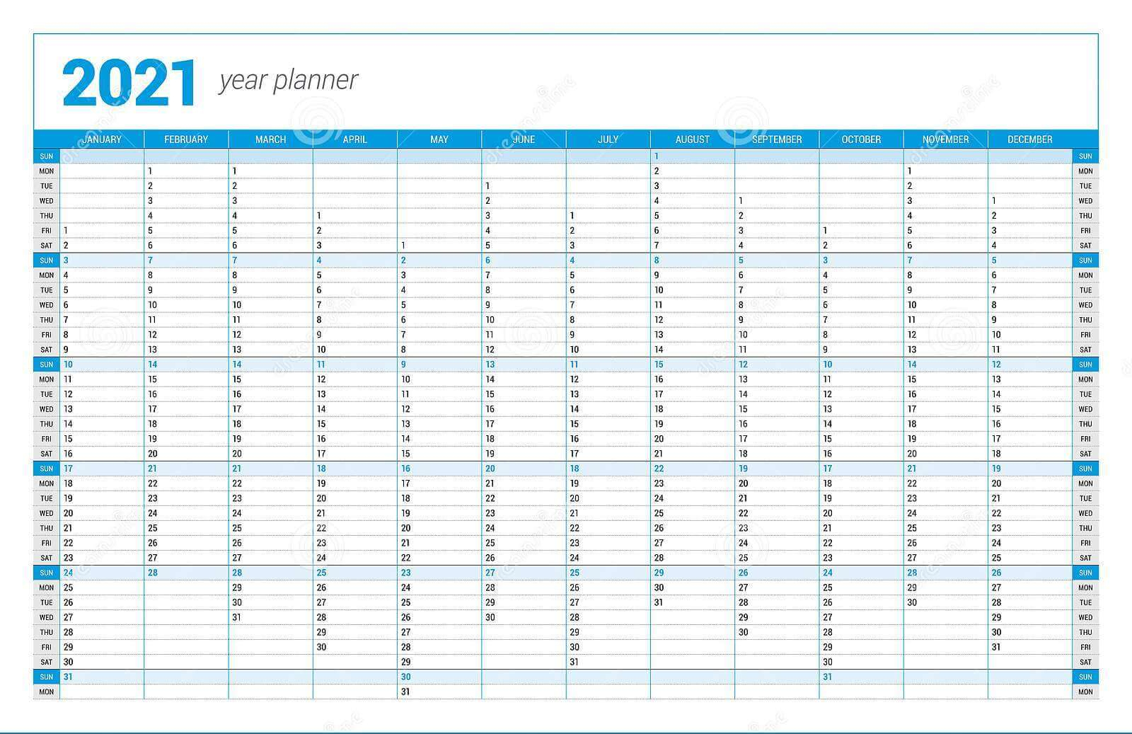 Free Monthly Calendar Creator 2021 | Printable Calendar In