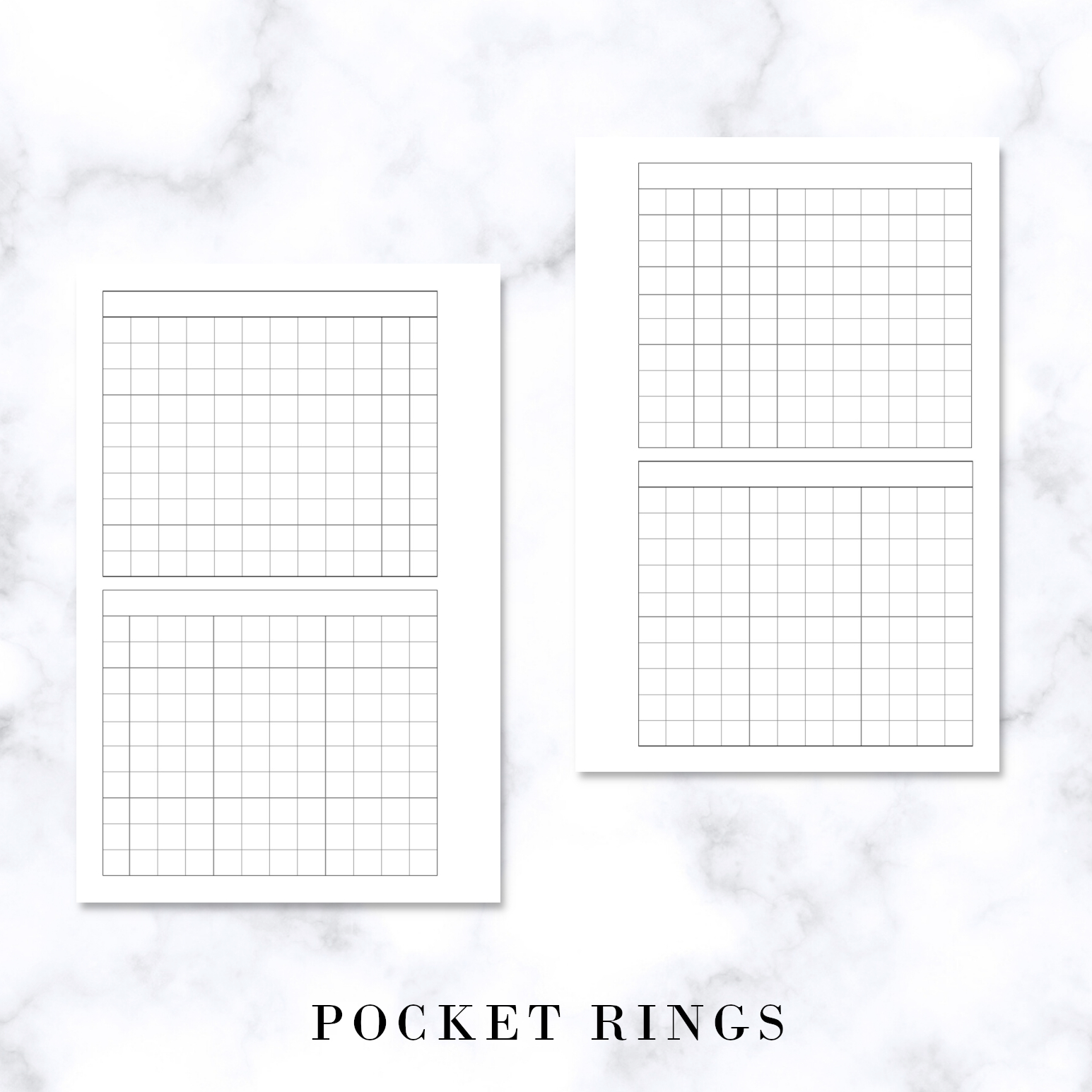 Free Planner Printable For A Pocket Rings Planner! Use