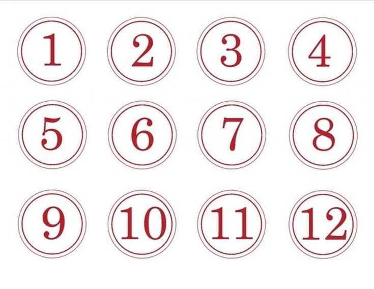 Free Printable Calendar Numbers 1-31 Pdf In 2020