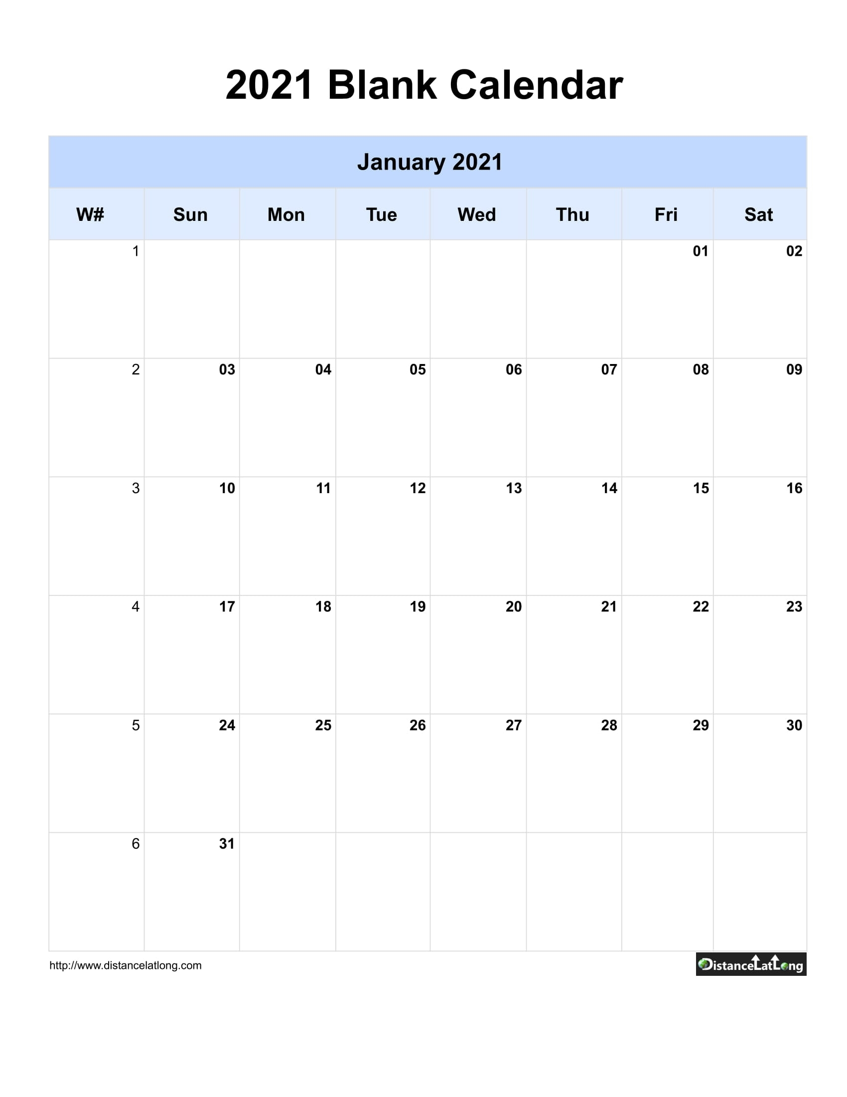 Free Printable Monthly Calendar No Download - Calendar