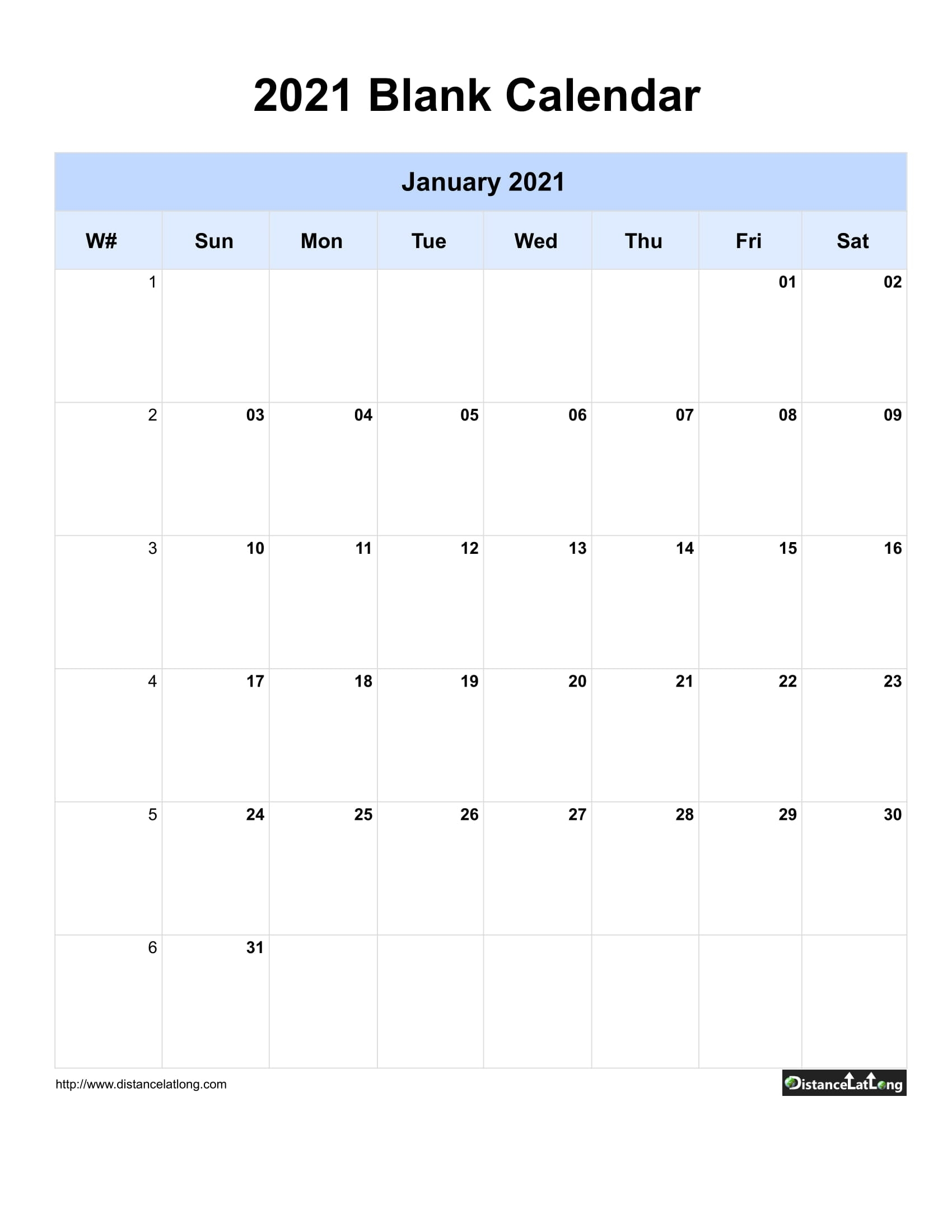 Free Printable Calendars No Download