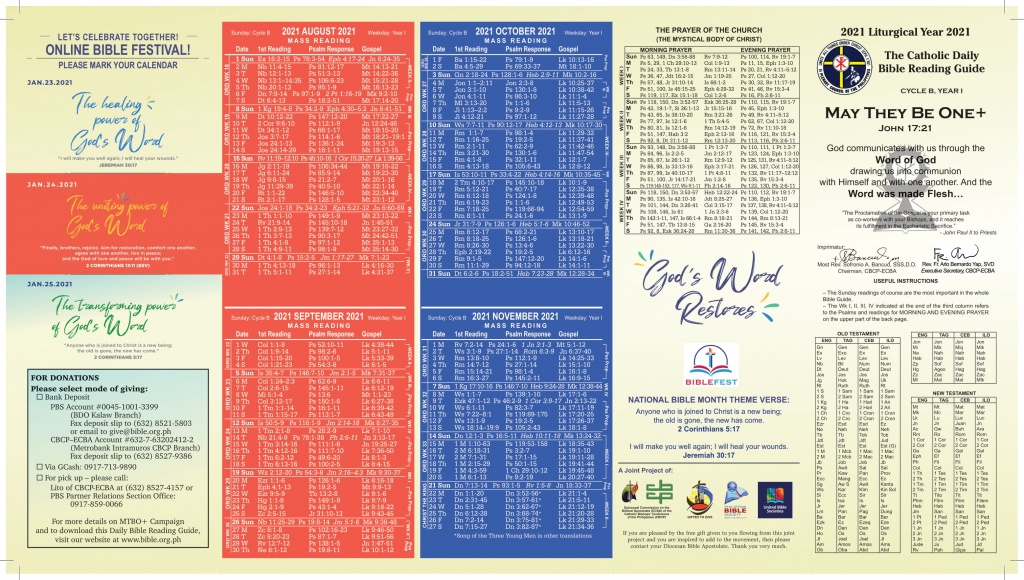 Free Printable Roman Catholic Liturgical Calendar 2021 Pdf