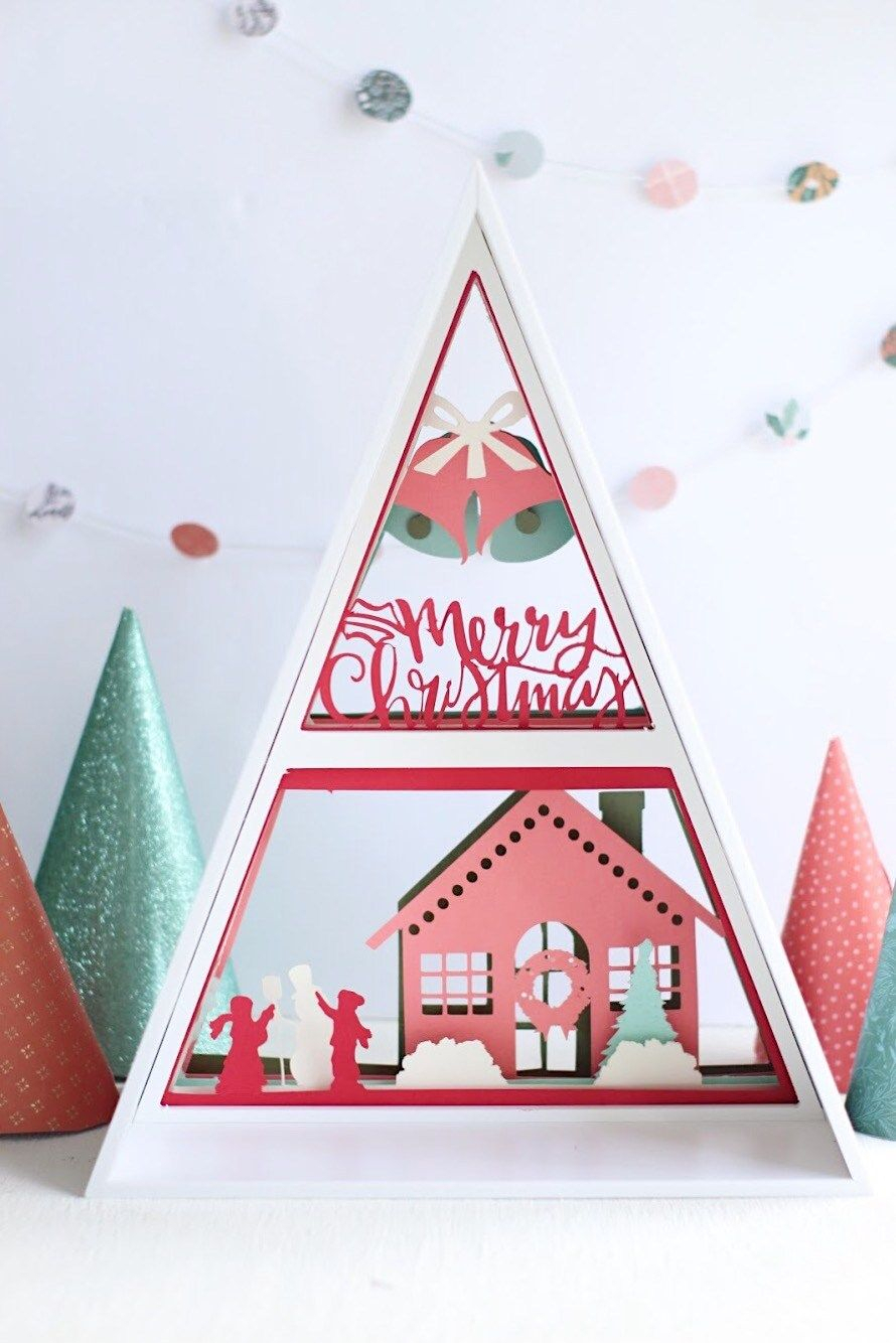 Make A Silhouette Advent Calendar! | The Pretty Life Girls