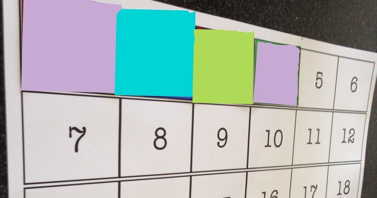 Make Them Their Own Calendar To Track The 30 Days | 30 Day