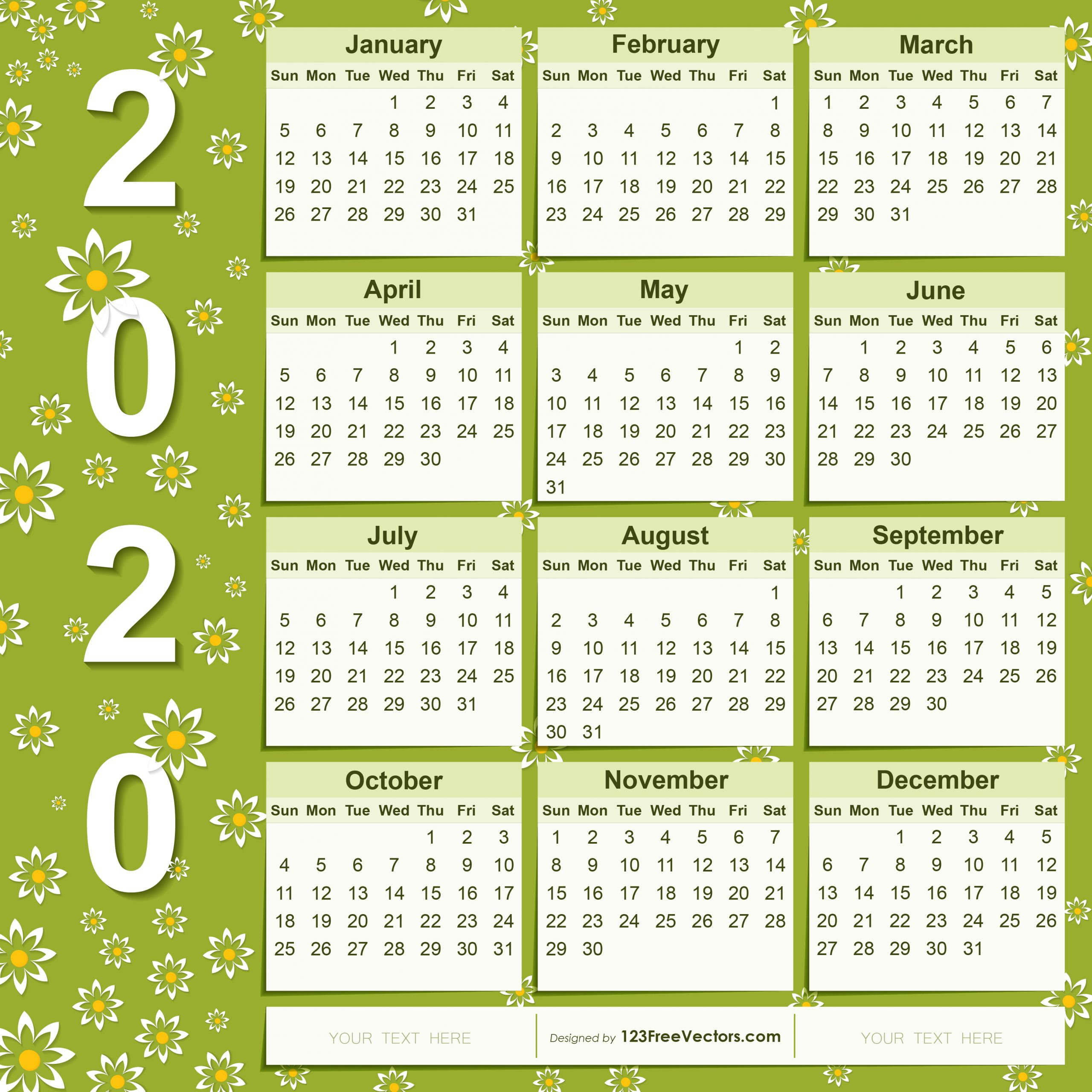 Pick Print Free Calendars Without Downloading 20202