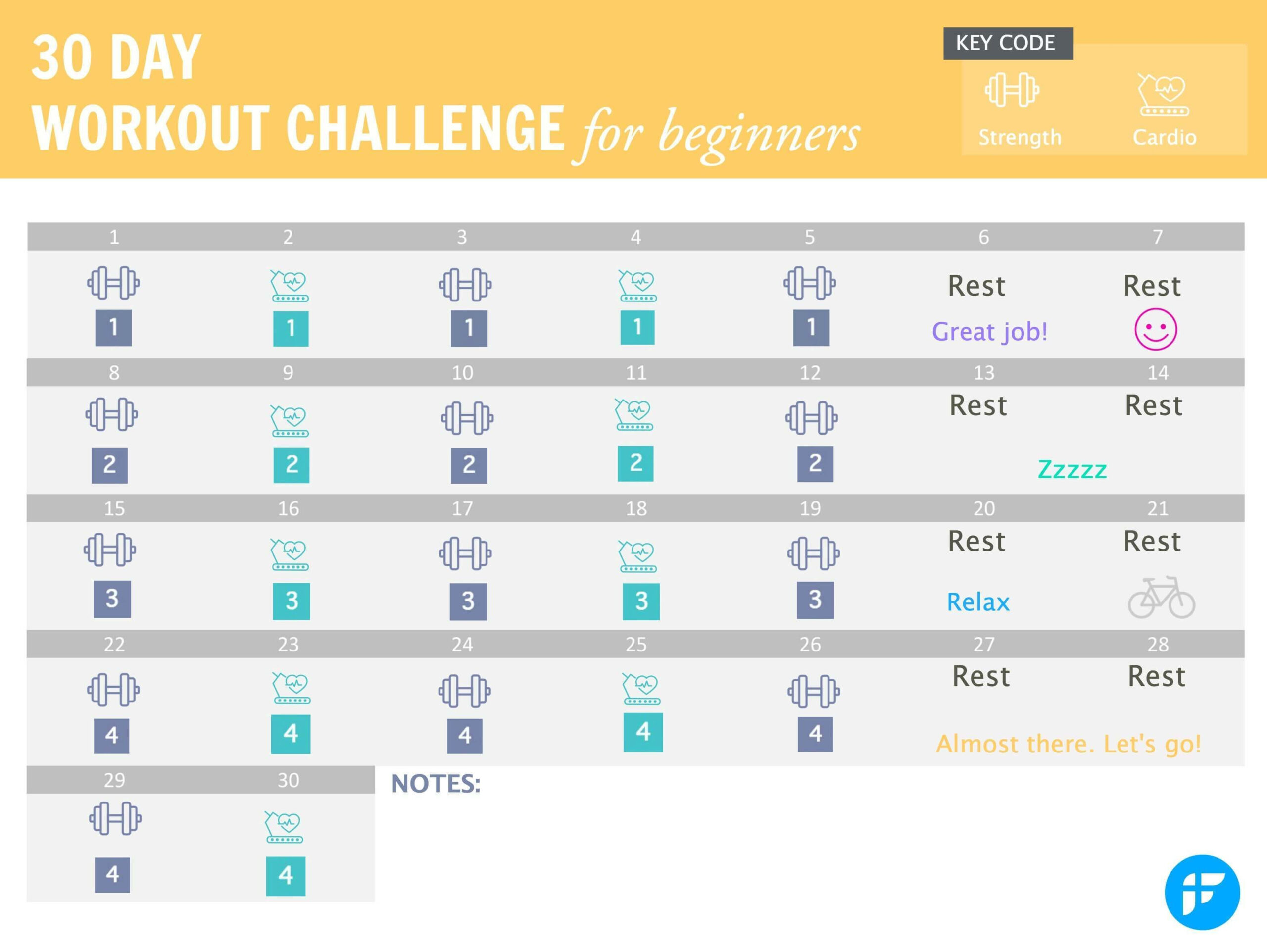 Pin On 30 Day Fitness Challenge