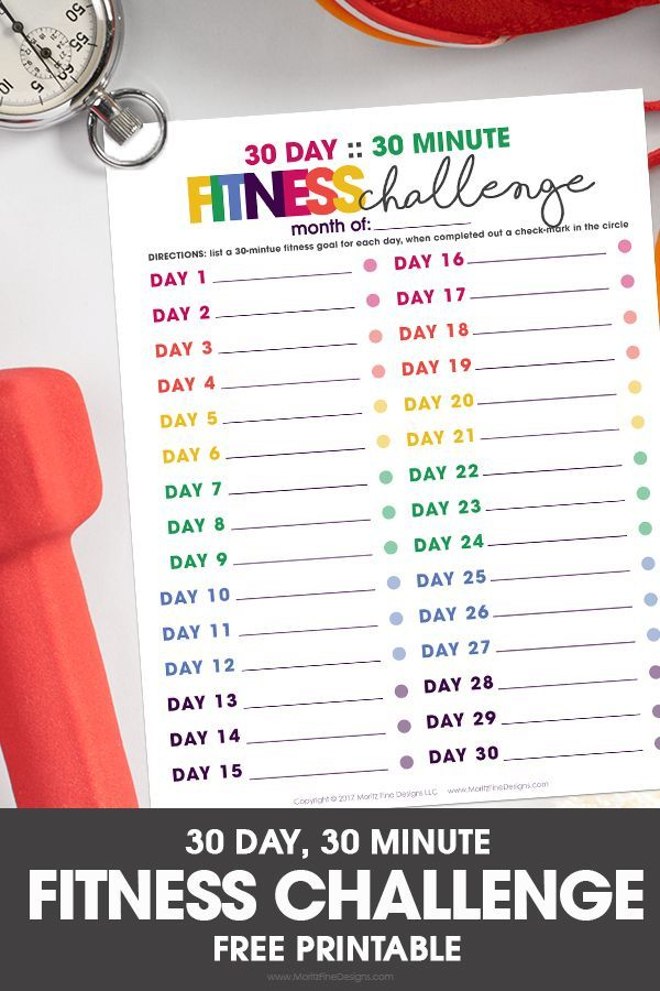 Pin On Free Health &amp; Fitness Printables