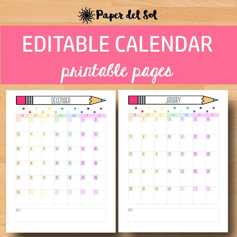 Printable Calendar 2021 Monthly Calendar Printable Planner