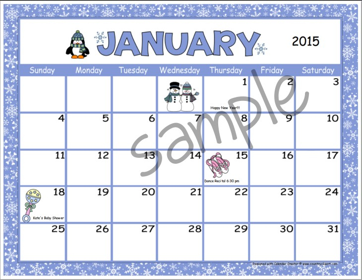 Printable Calendar Creator | Get Free Printable Calendar