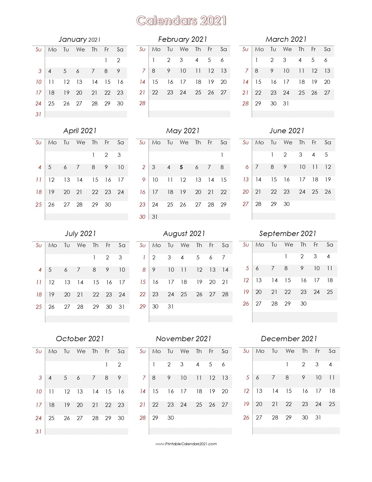 Printable Pocket Calendar December 2021 | Calendar