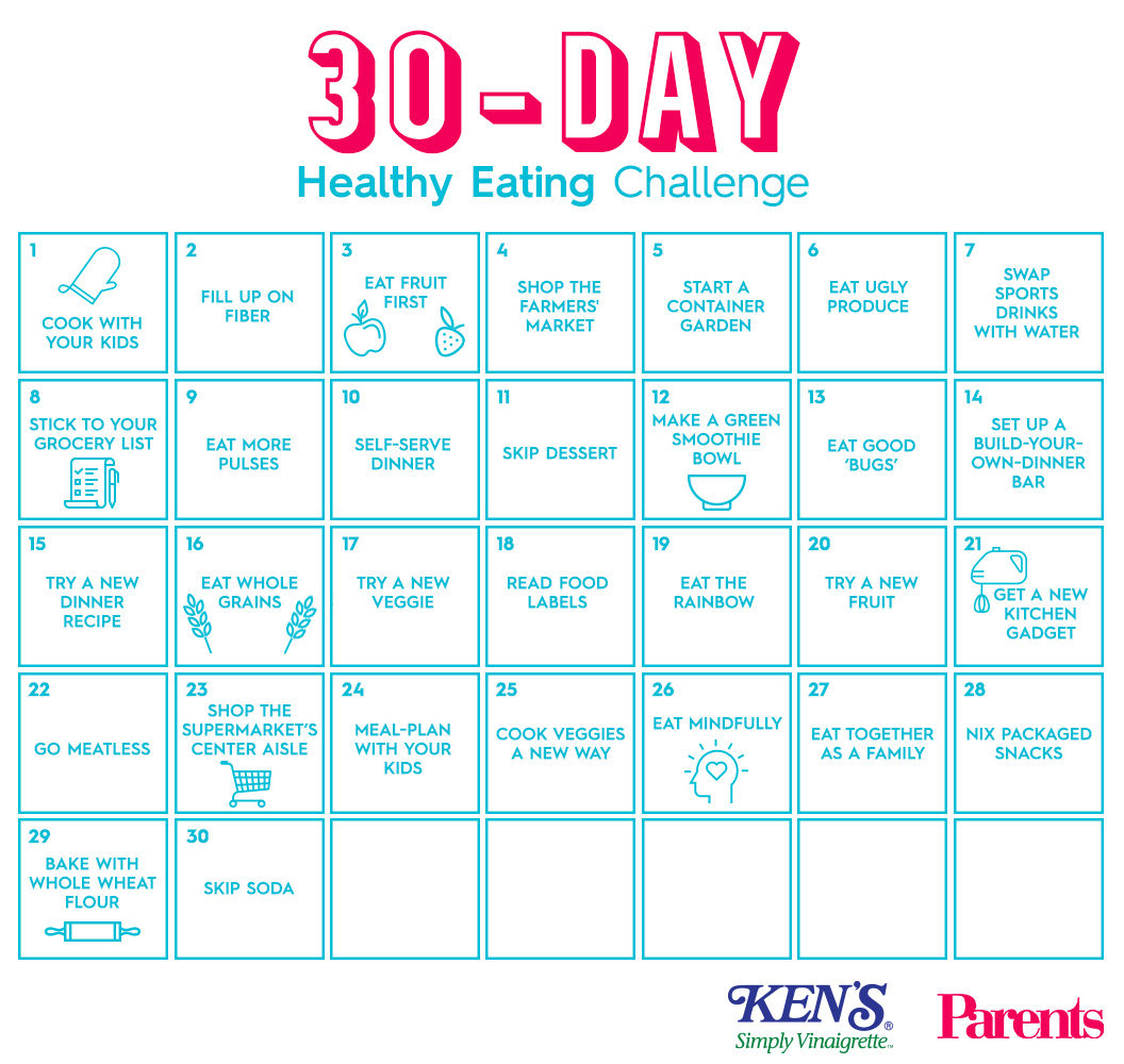 The 30-Day Healthy Eating Challenge | Parents