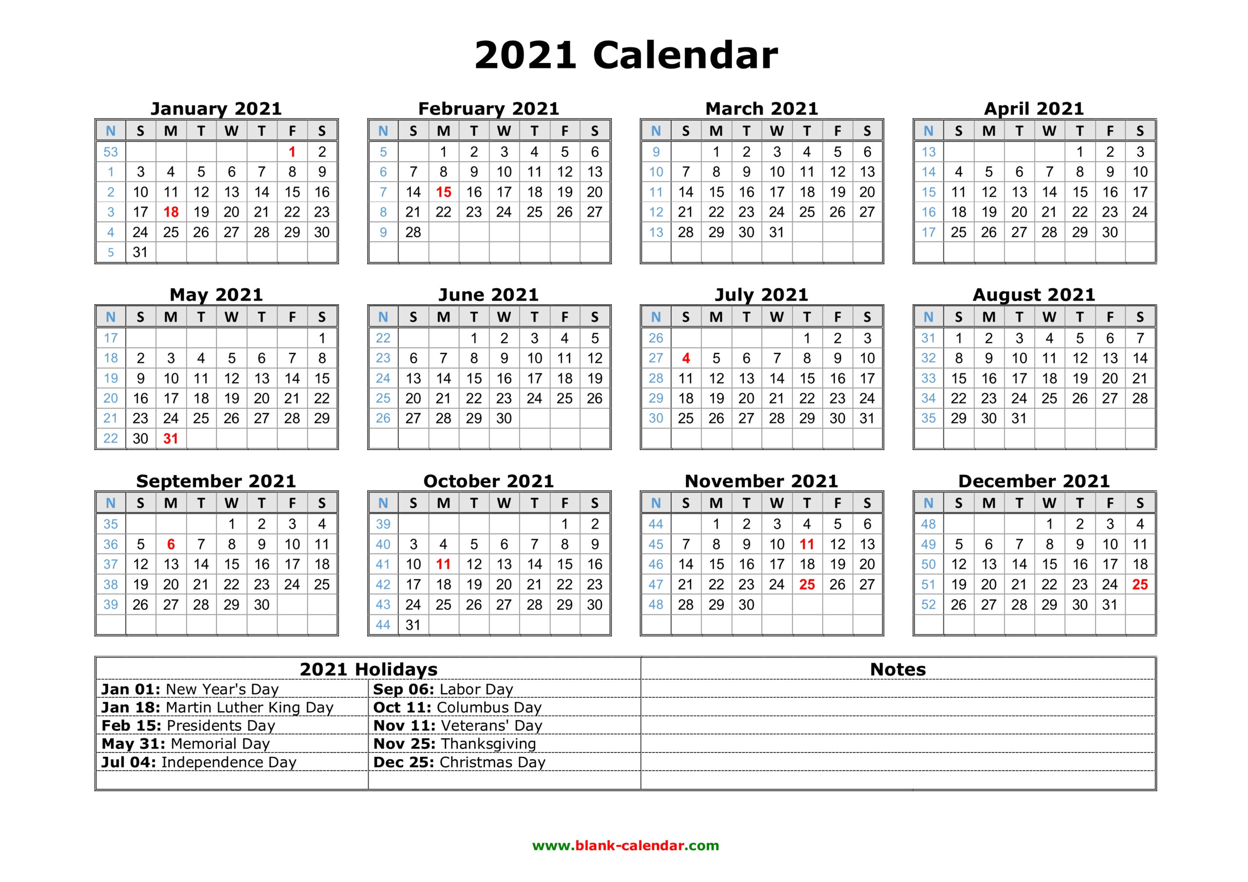 Walmart Fiscal Year 2021 Calendar