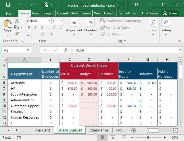 Working Out 24/7Shift Patterns In Excel : Pitman Shift