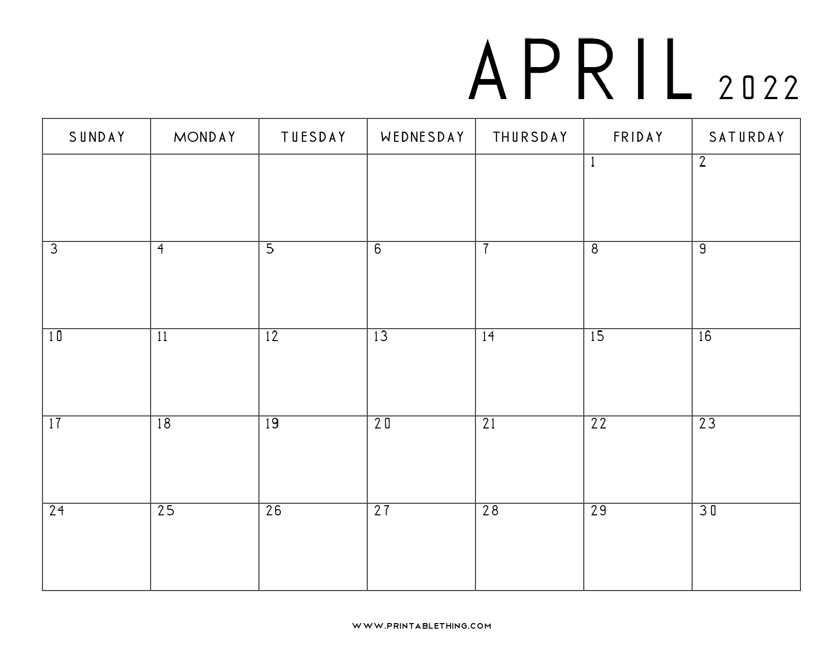 20+ April 2022 Calendar | Printable, Pdf, Us Holidays