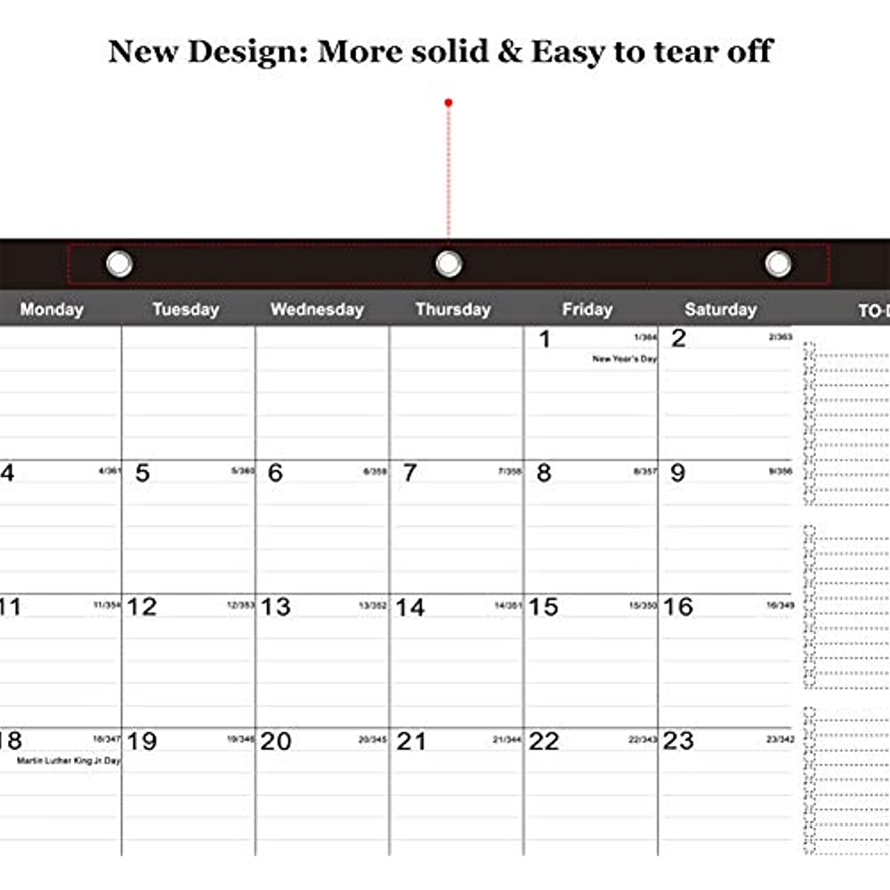 2021 2022 Monthly Desk Pad Calendar Desk/Wall For Daily