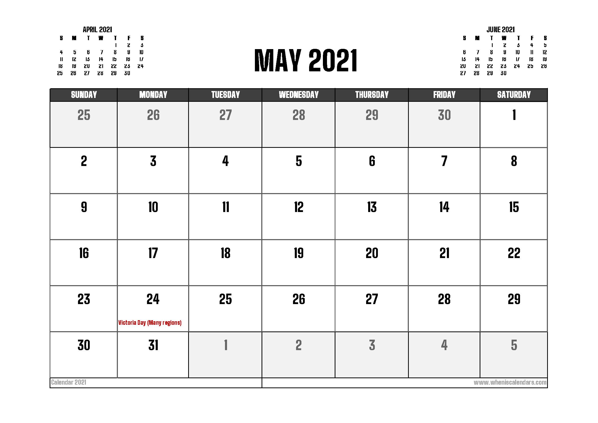 2022 Calendar Canada Printable - Thn2022