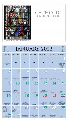 2022 Catholic Calendar - April Calendar 2022