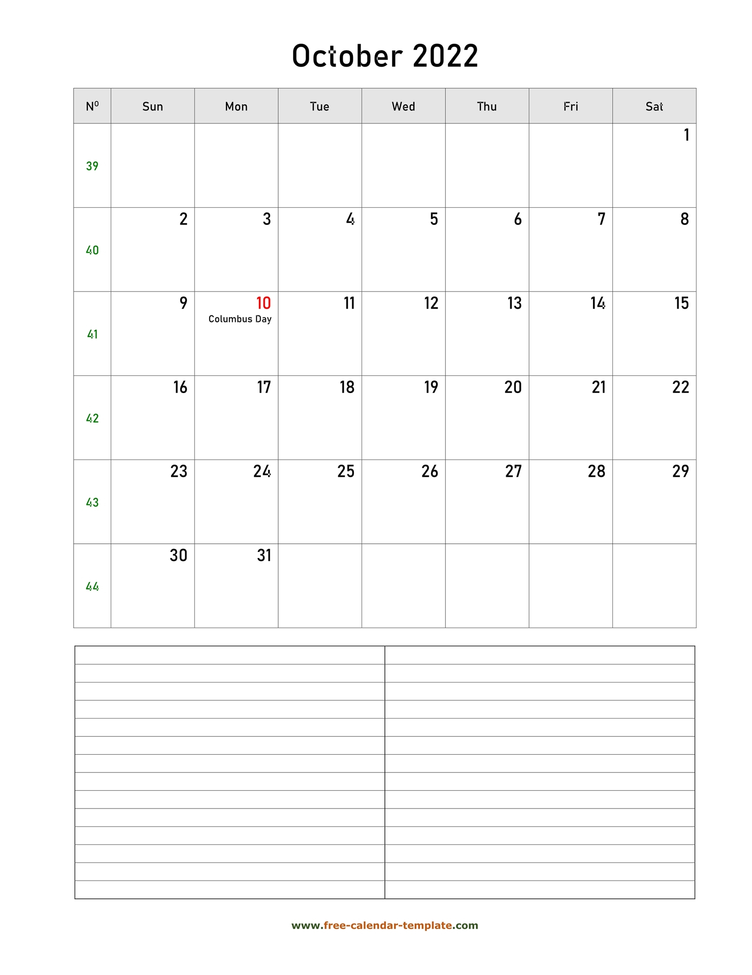 2022 Printable Calendar Vertical : Printable 2022 January