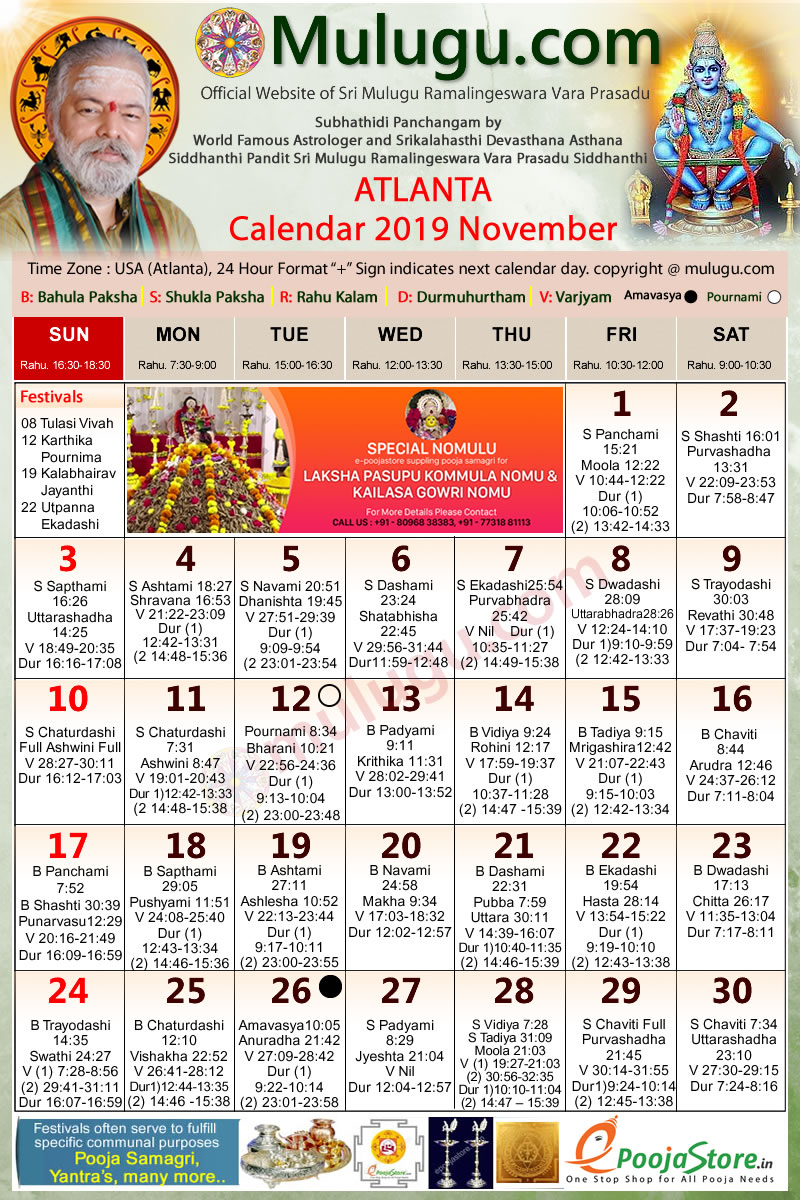 Atlanta Telugu Calendar 2022 May