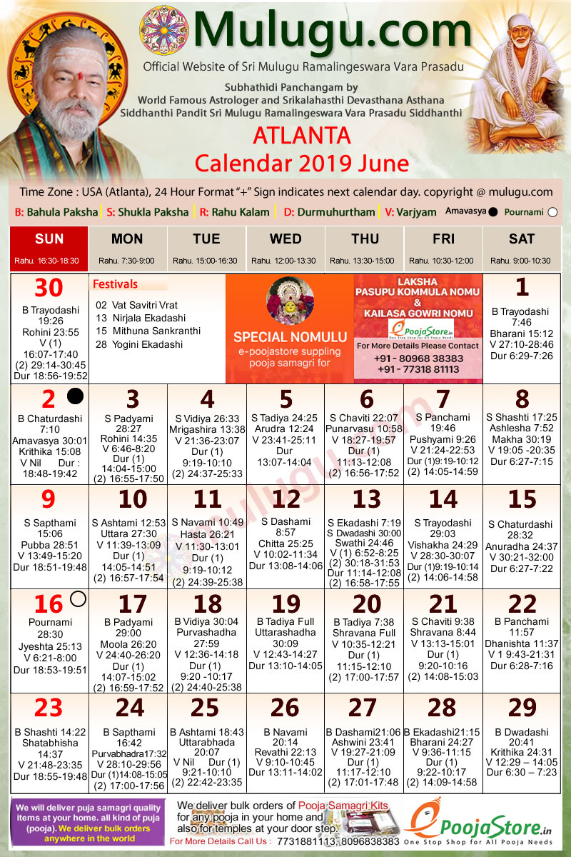 Telugu Calendar 2022 January Festival