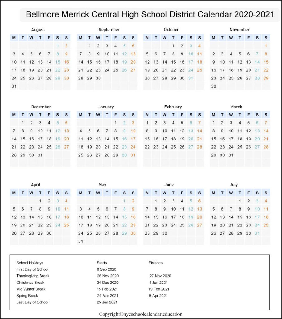 February 2022 School Calendar