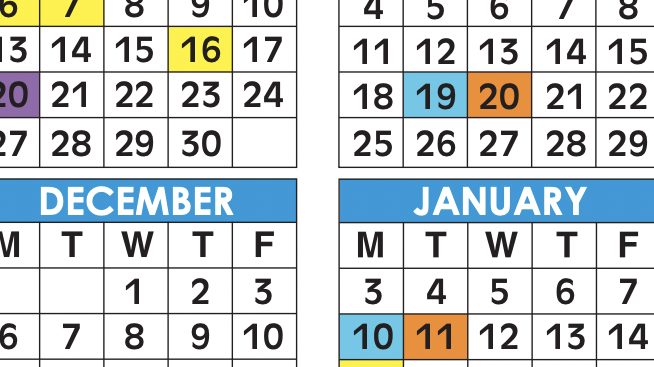 Broward County Schools Calendar 2022 Color