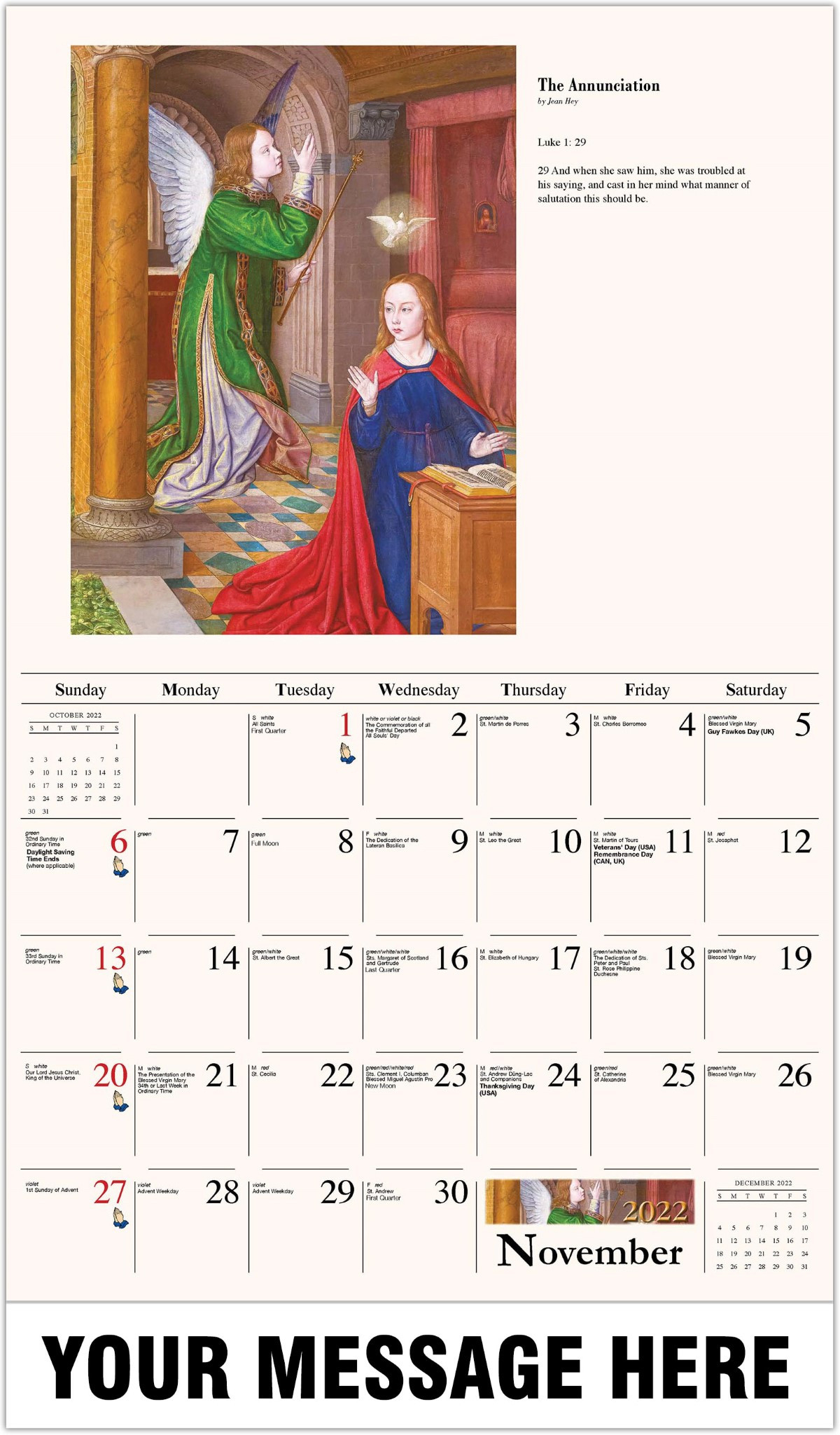 Catholic Inspirations - 2022 Promotional Calendar