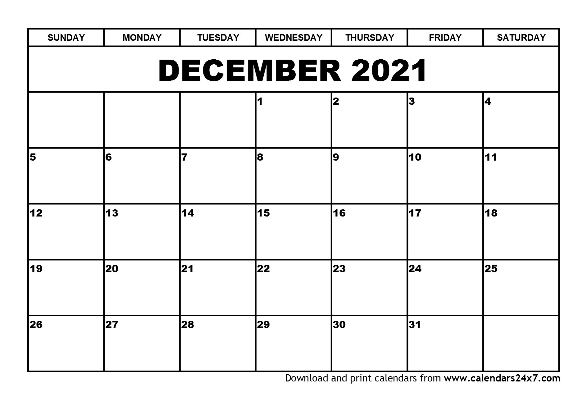 December 2021 Calendar &amp; January 2022 Calendar