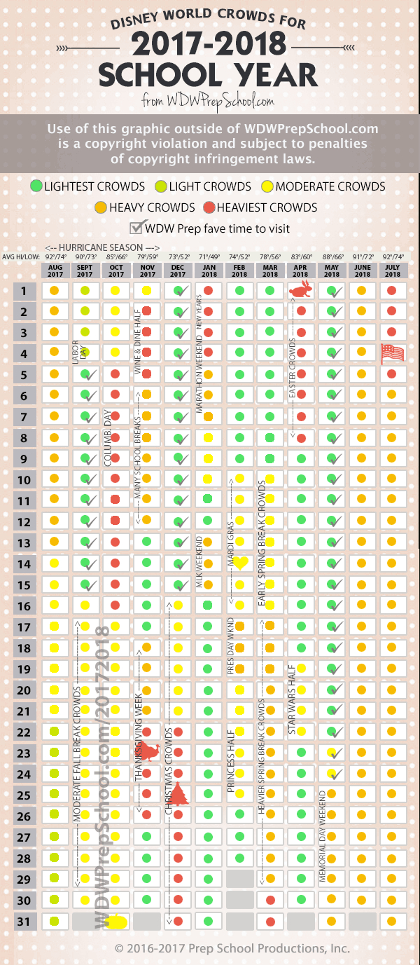 Disney World 2021 &amp; 2022 Crowd Calendar (Best Times To Go