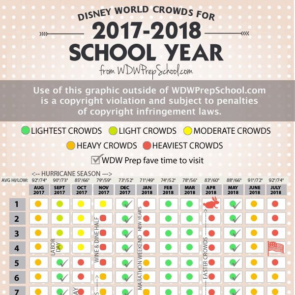 Disney World 2021 &amp; 2022 Crowd Calendar (Best Times To Go