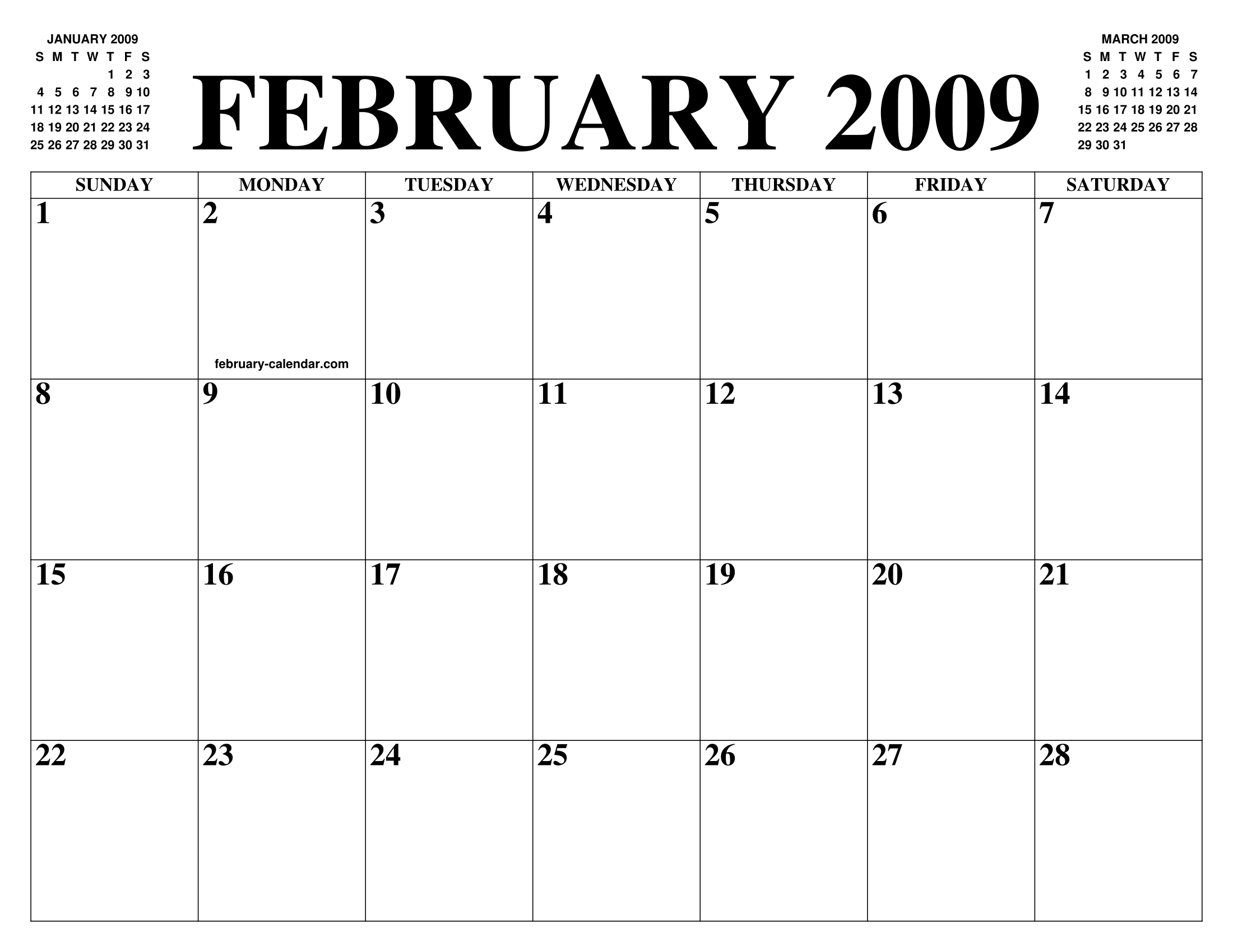 February 7 2009 Calendar 2022 [Pdf 1.7Mb] - Austin