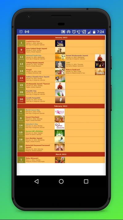 Hindi Calendar 2022 With Festival For Android - Apk Download