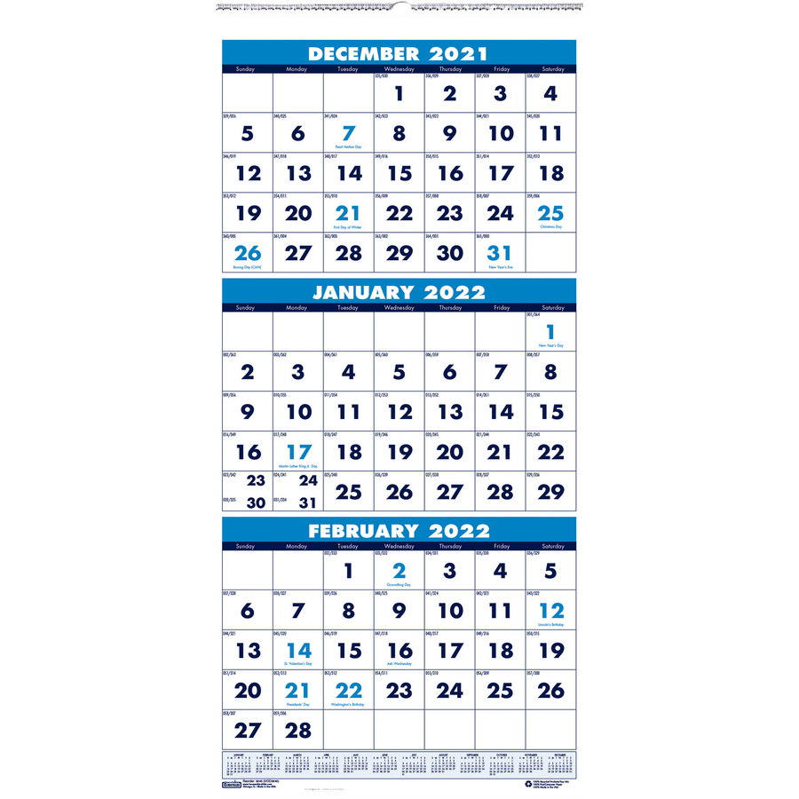 January 2022 Calendar General Blue