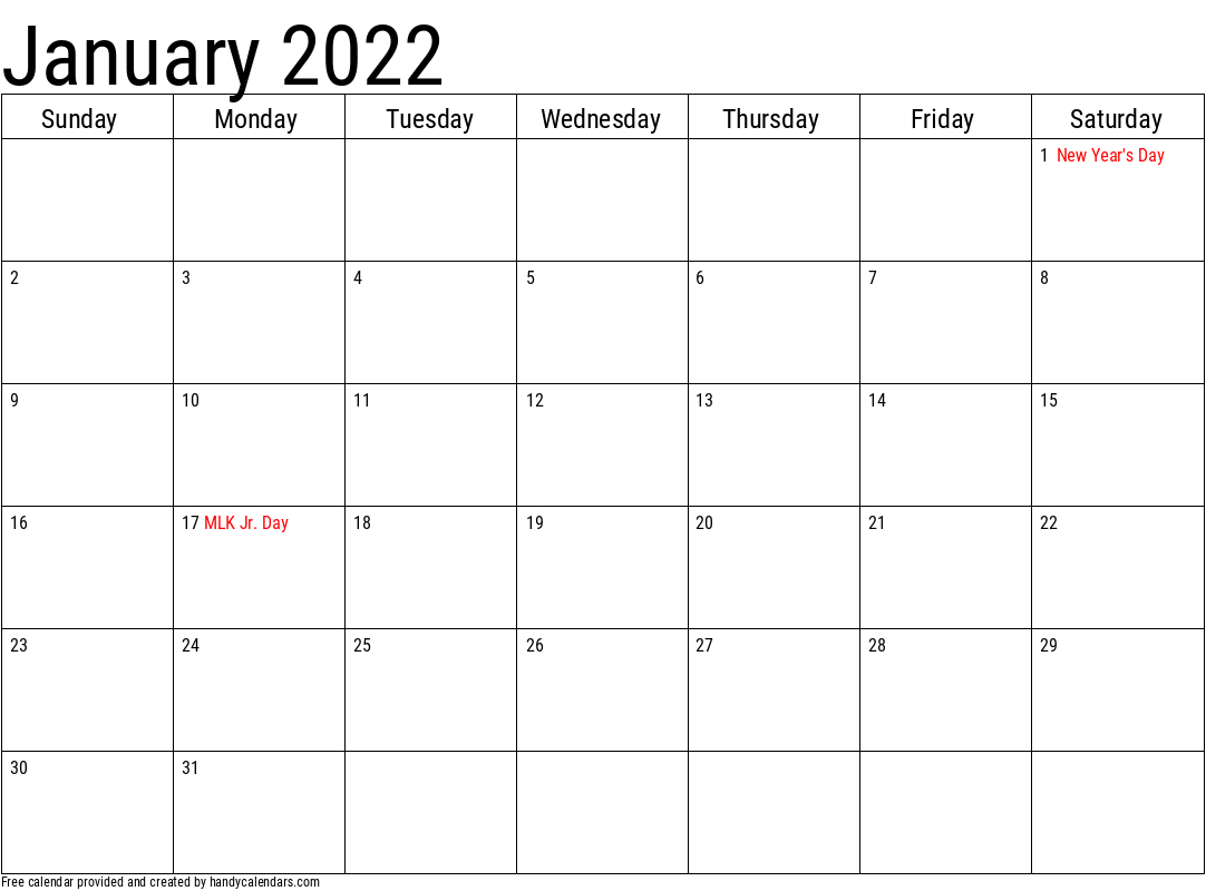Opm Holiday Calendar 2022 - January Calendar 2022