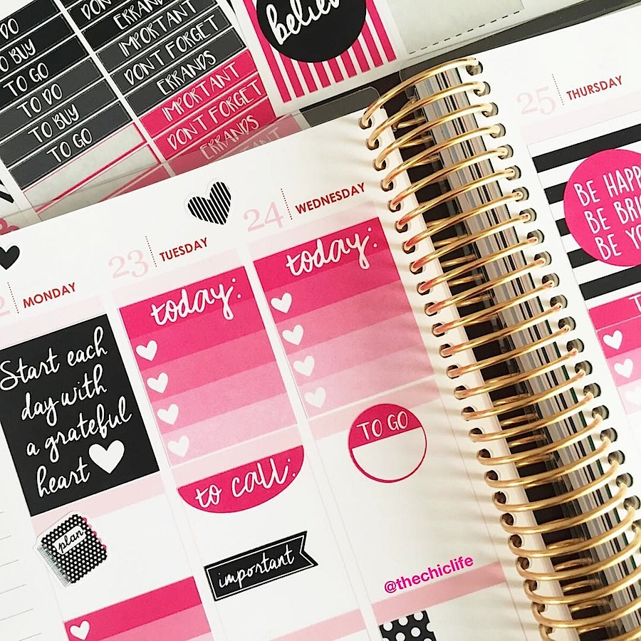 Planner Decorations February 2016 (Erin Condren Vertical