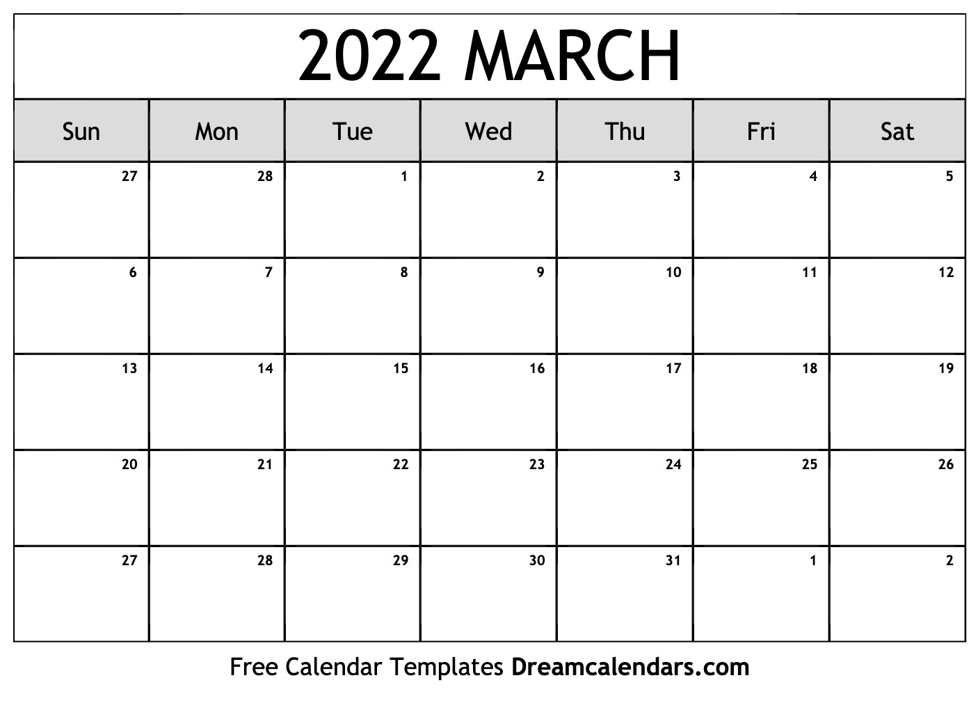 Printable Calendar March 2022 Nz - Monthly Calendars Printable