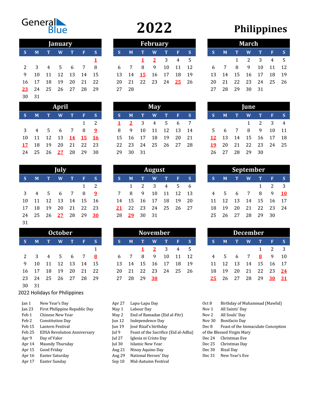 Purdue Calendar 2022 Philippine