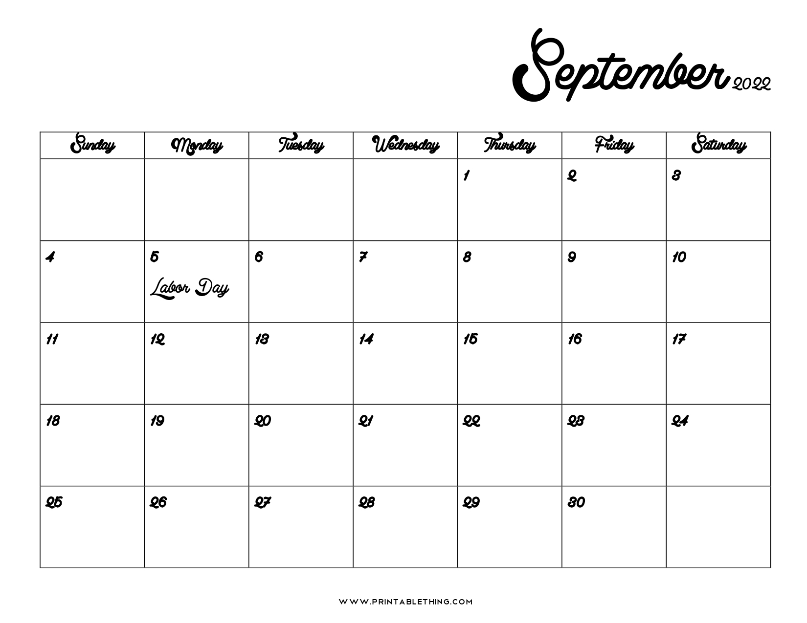 20+ September 2022 Calendar | Printable, Pdf, Us Holidays