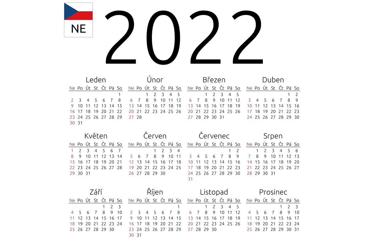 Calendar 2022, Czech, Sunday In 2020 | Calendar, Calendar