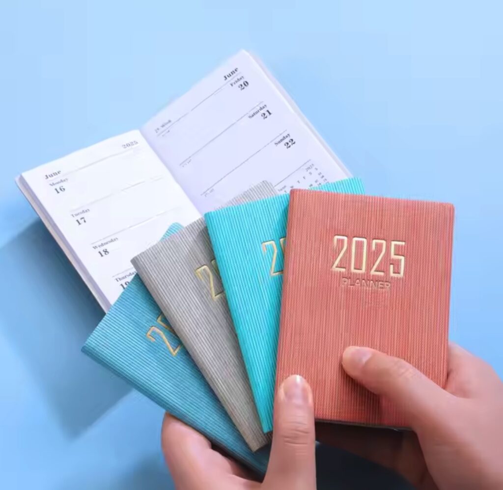 foldable 2025 calendar for planner and pocket use