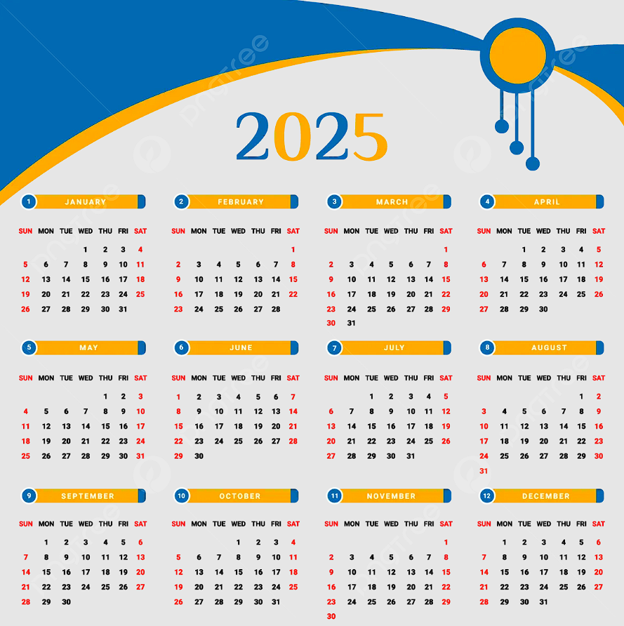 2025 calendar png free download 2025 calendar png free download