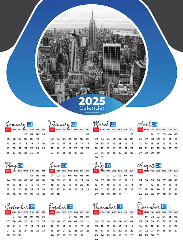 calendar 2025 template psd free calendar 2025 template psd free