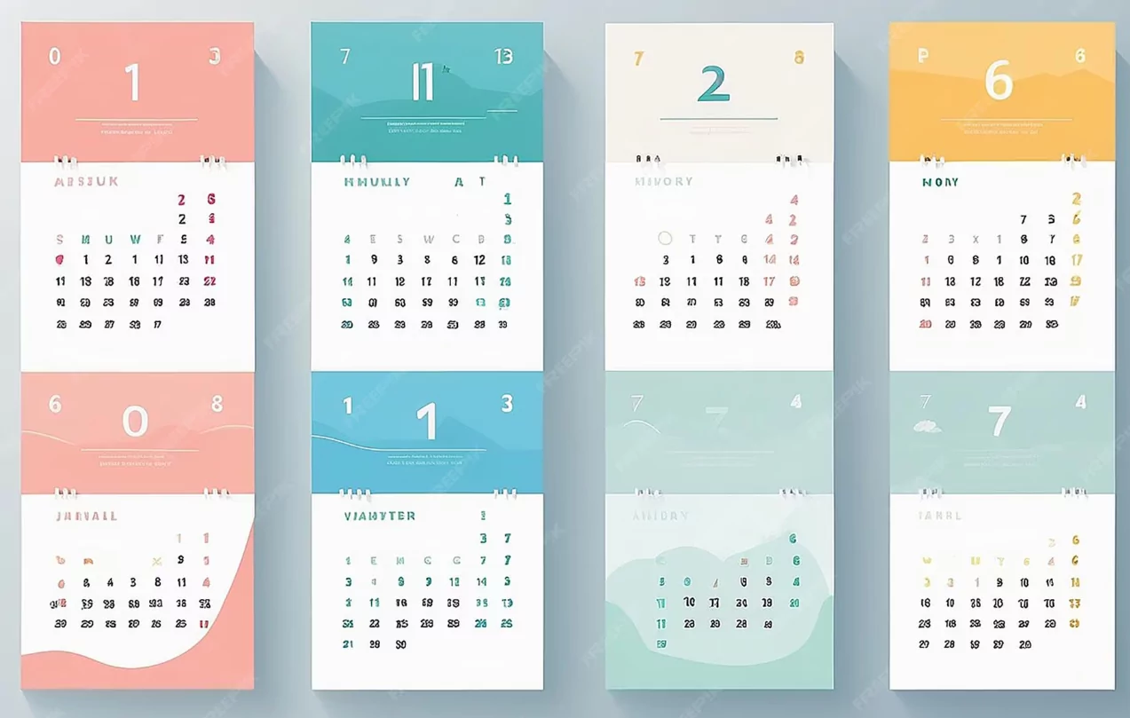 Minimal Calendar Design