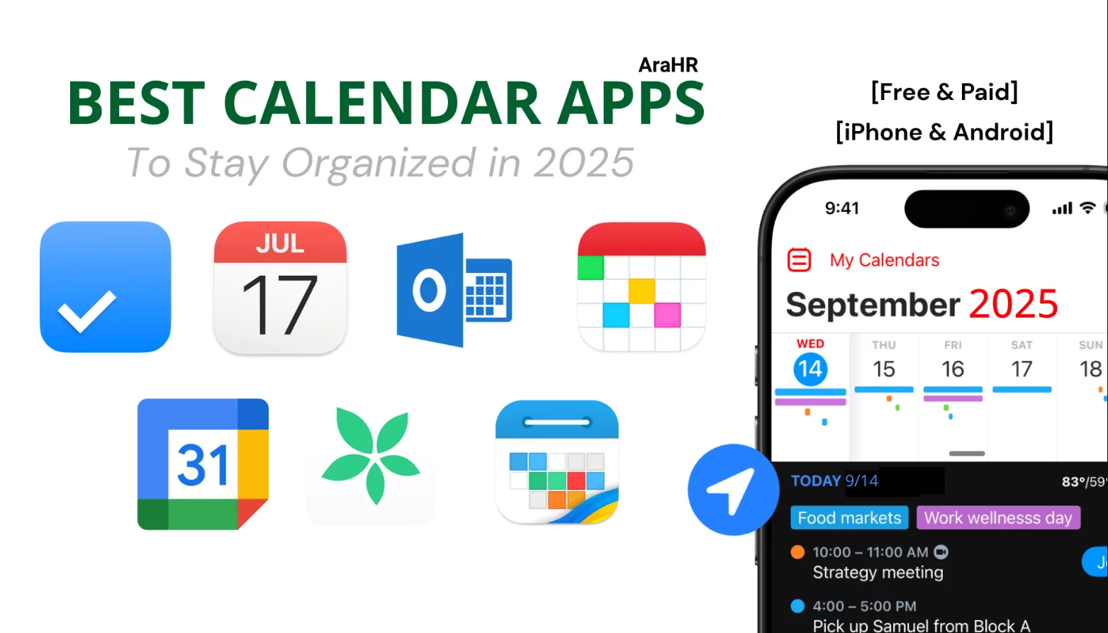 best digital calendar apps for productivity in 2025 expert tips iphone