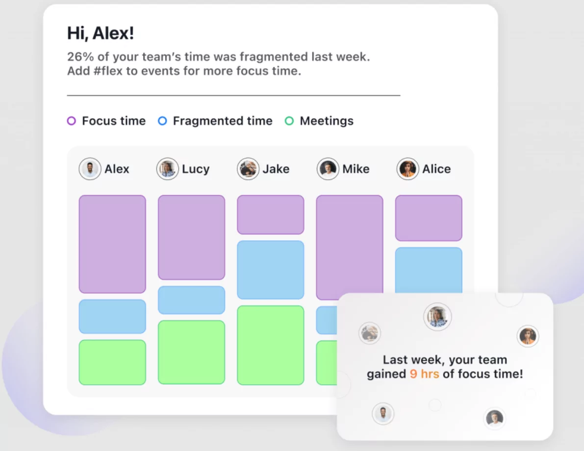 Morgen desktop app interface showing tasks dragged onto the weekly timeline