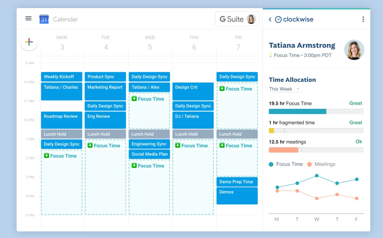 time management setup with digital calendar apps for productivity tools